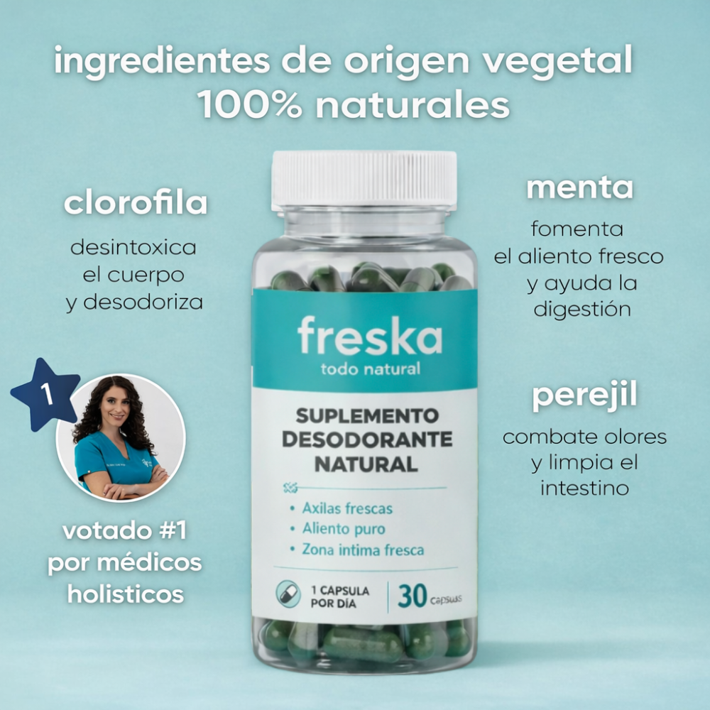 Freska | Suplemento desodorante natural