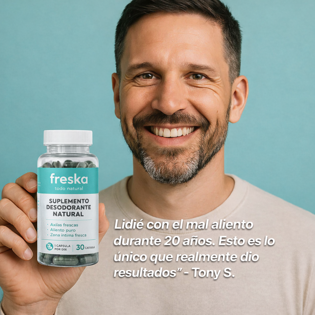 Freska | Suplemento desodorante natural